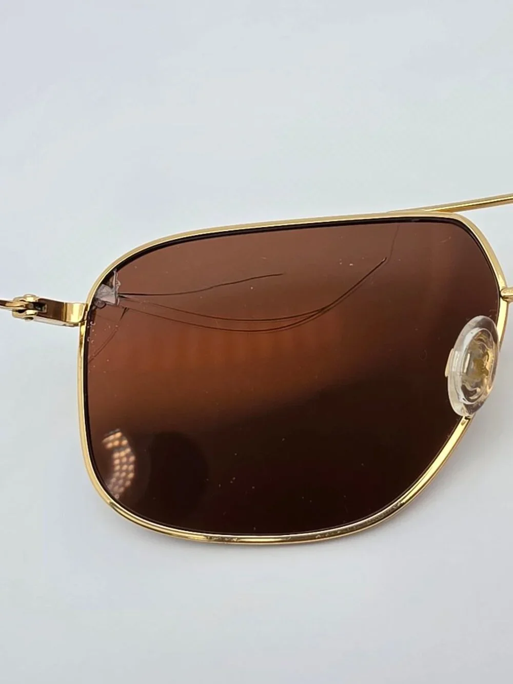 Maui Jim MJ778-05C Kami White Gold Frame Polarized Lens Aviator Sungalsses 62mm